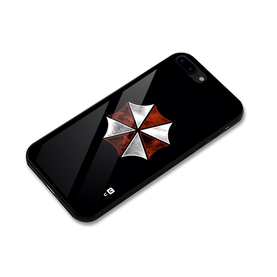 Umbrella Design Glass Back Case for iPhone 7 Plus