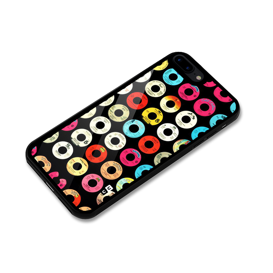 Vintage Collection CDs Glass Back Case for iPhone 7 Plus