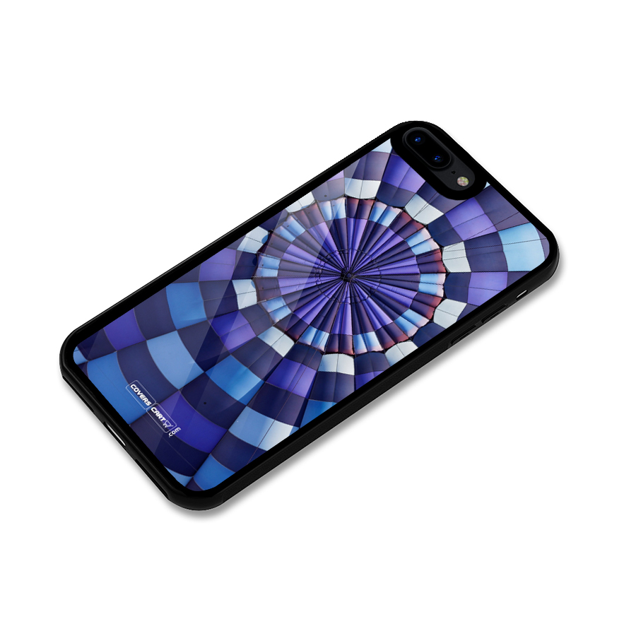Violet Wonder Glass Back Case for iPhone 7 Plus
