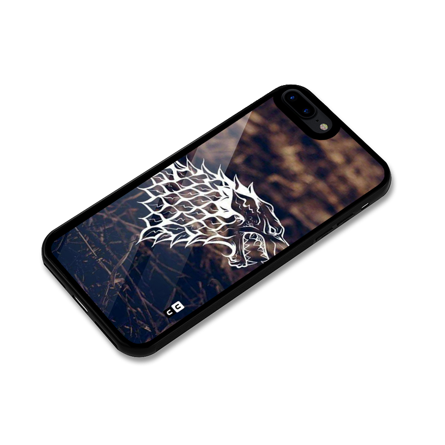 Wolf In White Glass Back Case for iPhone 7 Plus