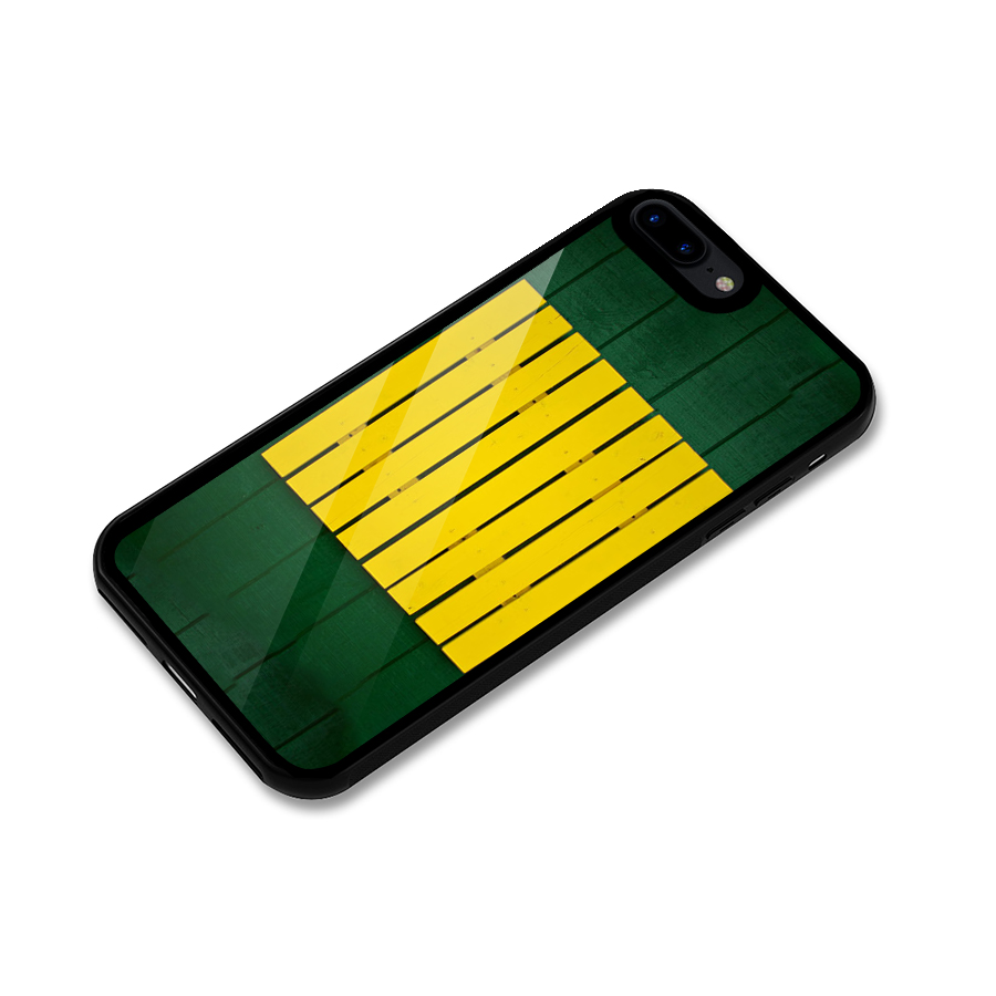 Yellow Fence Glass Back Case for iPhone 7 Plus
