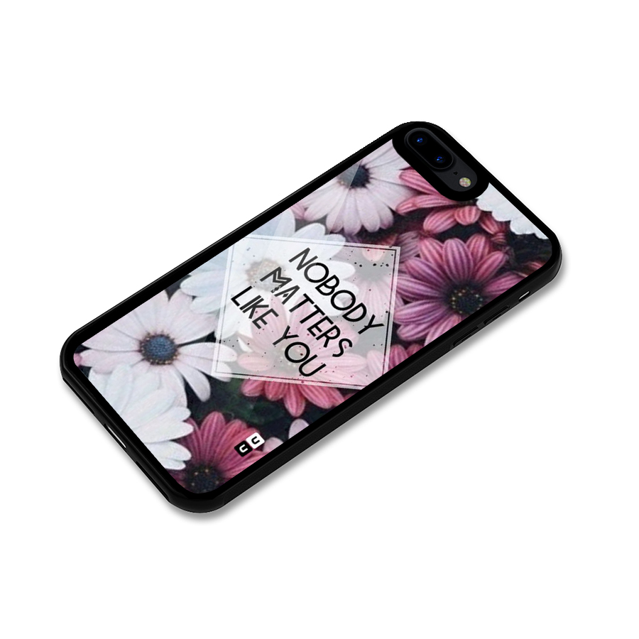 You Matter Glass Back Case for iPhone 7 Plus