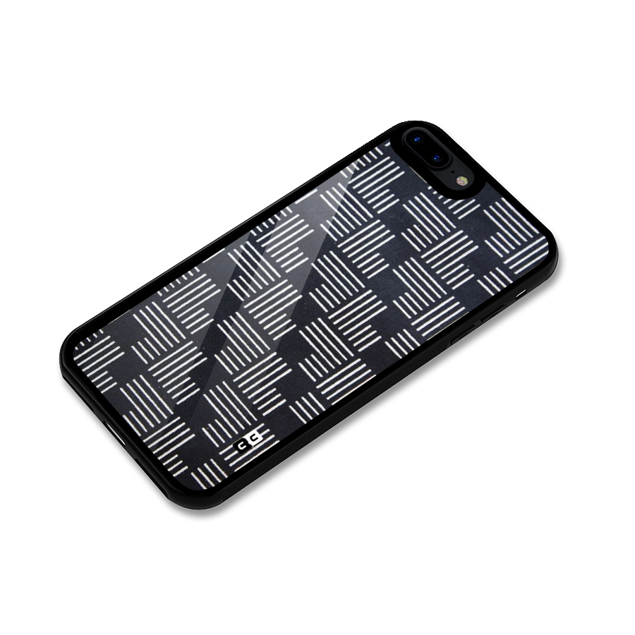 Zig Zag Hierarchy Glass Back Case for iPhone 7 Plus