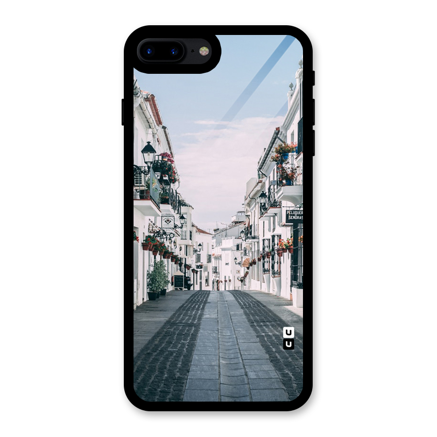 Aesthetic Street Glass Back Case for iPhone 8 Plus