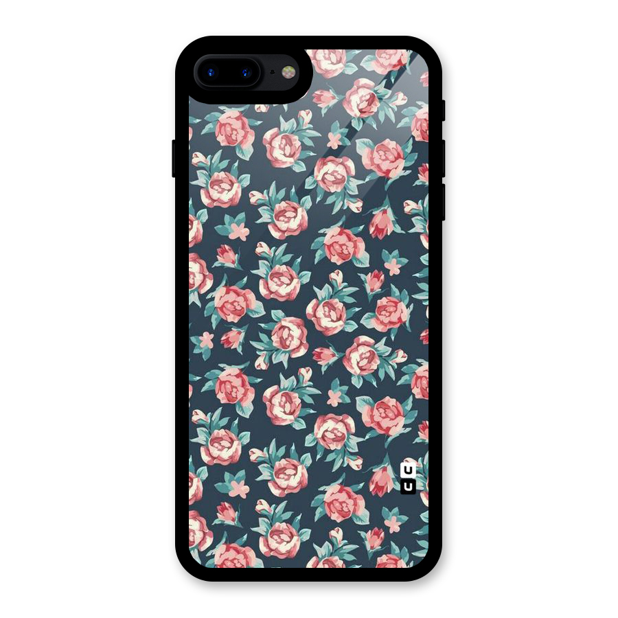 All Art Bloom Glass Back Case for iPhone 8 Plus