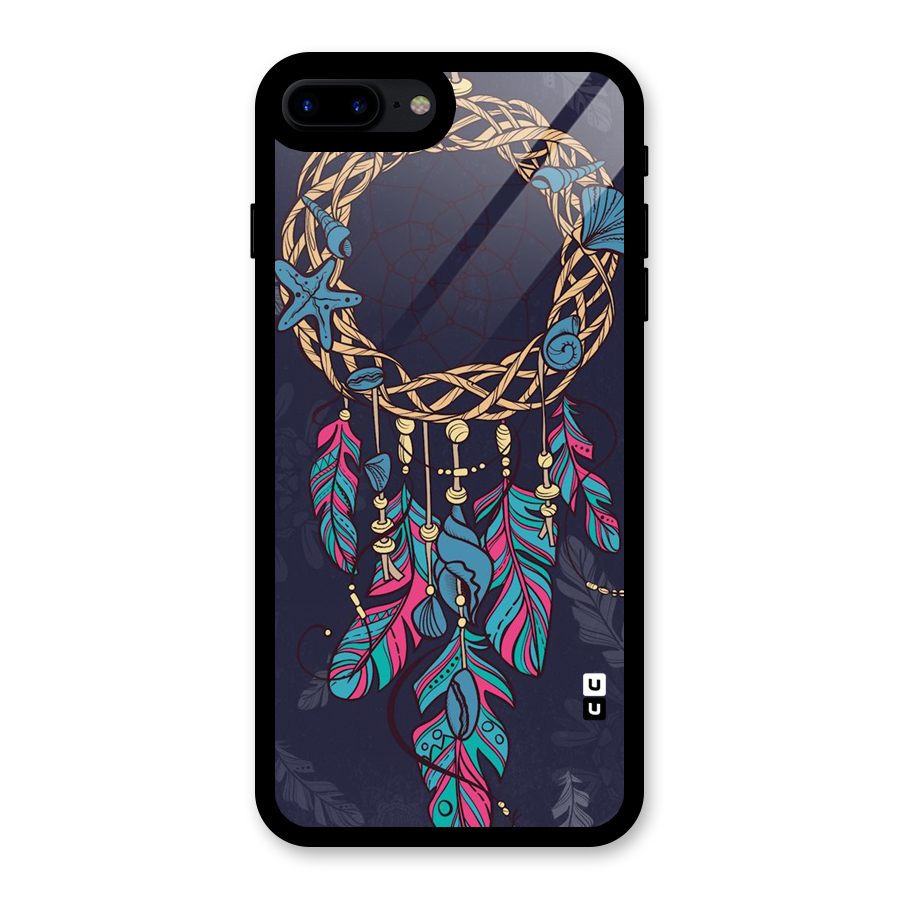 Animated Dream Catcher Glass Back Case for iPhone 8 Plus