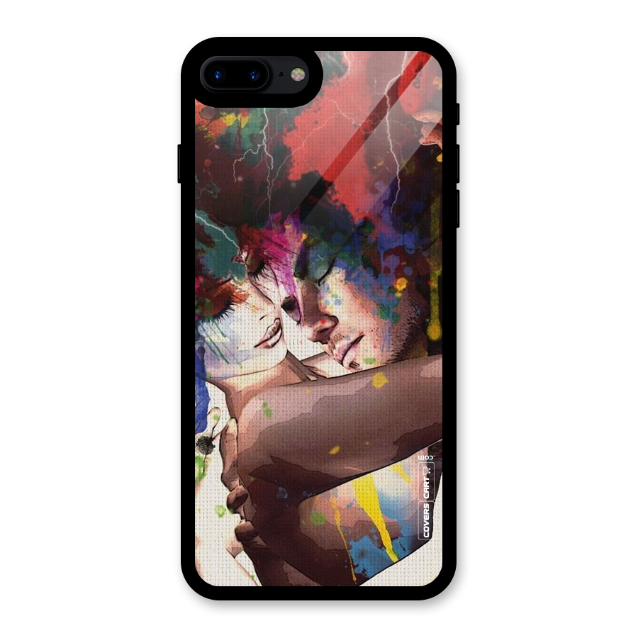 Artsy Romance Glass Back Case for iPhone 8 Plus