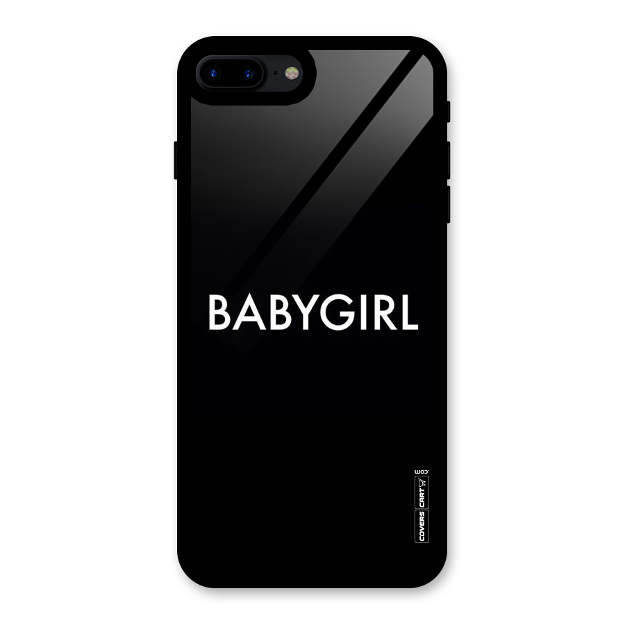 Baby Girl Glass Back Case for iPhone 8 Plus