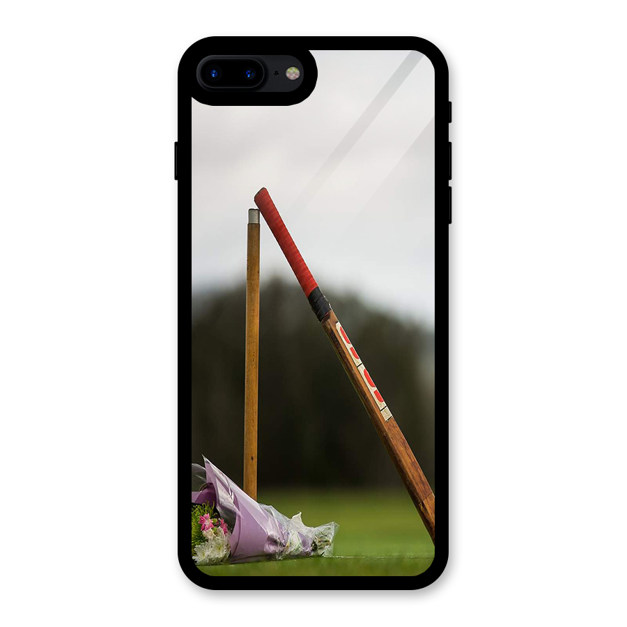 Bat Wicket Glass Back Case for iPhone 8 Plus