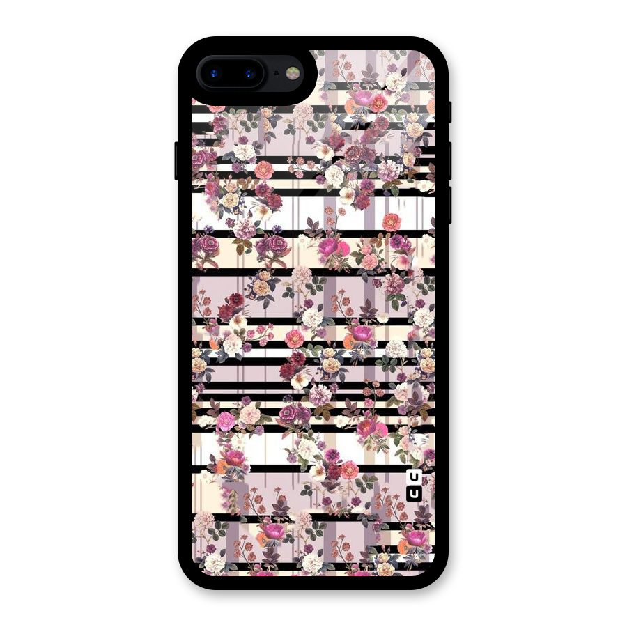 Beauty In Floral Glass Back Case for iPhone 8 Plus