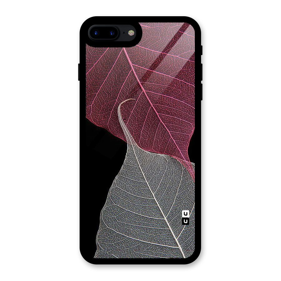 Beauty Leaf Glass Back Case for iPhone 8 Plus