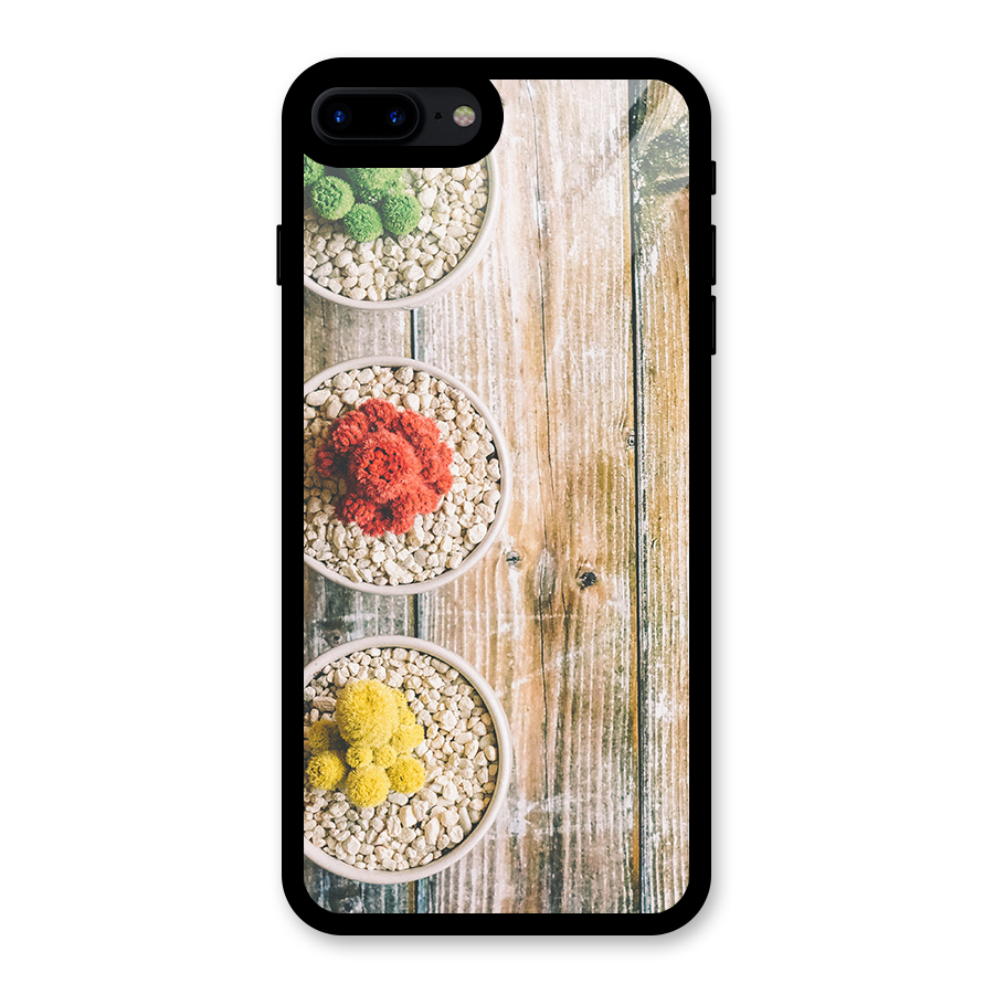 Cacti Decor Glass Back Case for iPhone 8 Plus