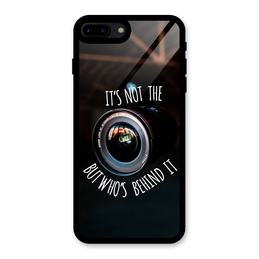 Camera Quote Glass Back Case for iPhone 8 Plus