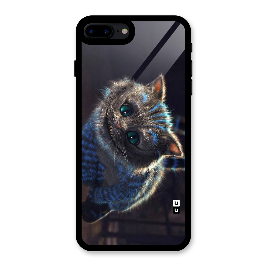 Cat Smile Glass Back Case for iPhone 8 Plus