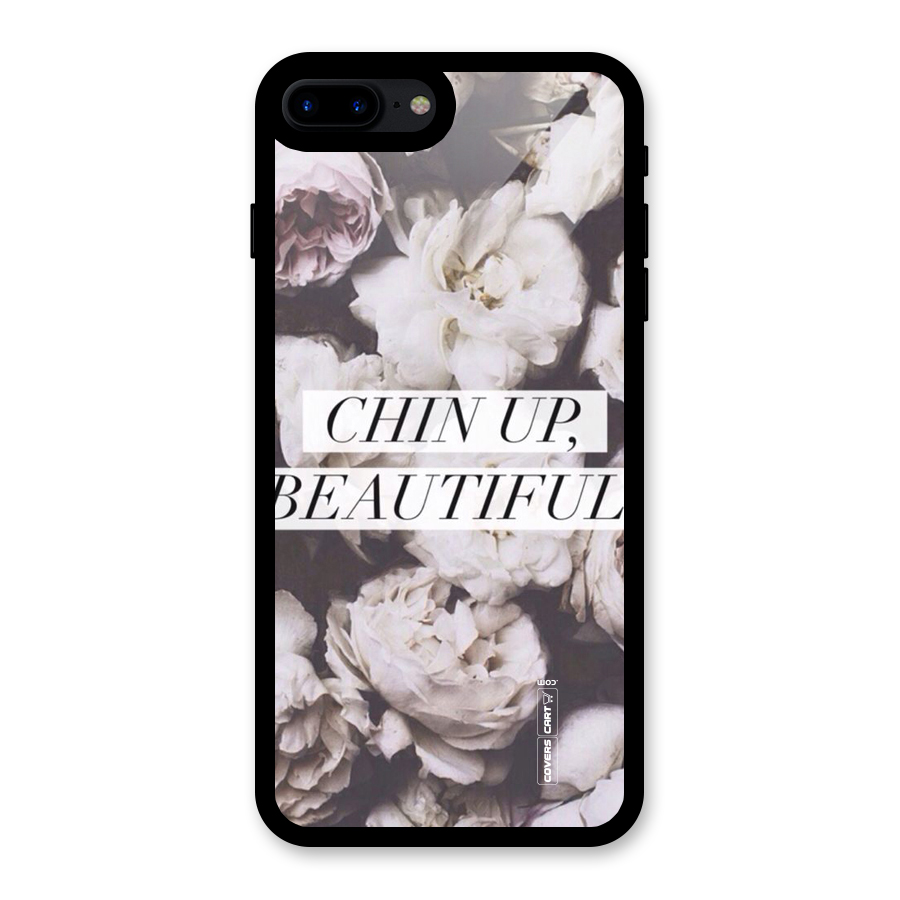 Chin Up Beautiful Glass Back Case for iPhone 8 Plus