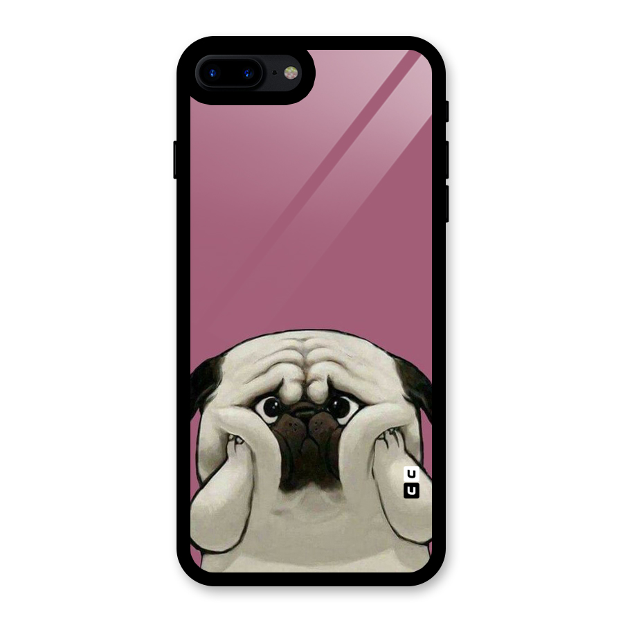 Chubby Doggo Glass Back Case for iPhone 8 Plus
