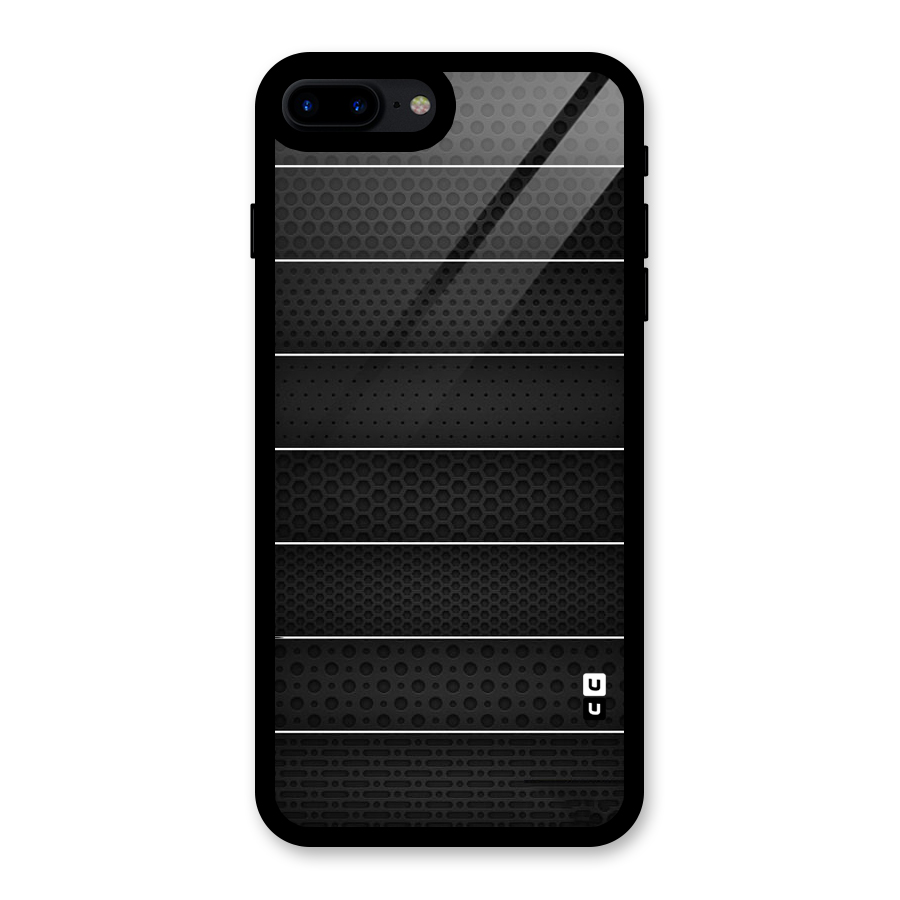 Concrete Stripes Glass Back Case for iPhone 8 Plus