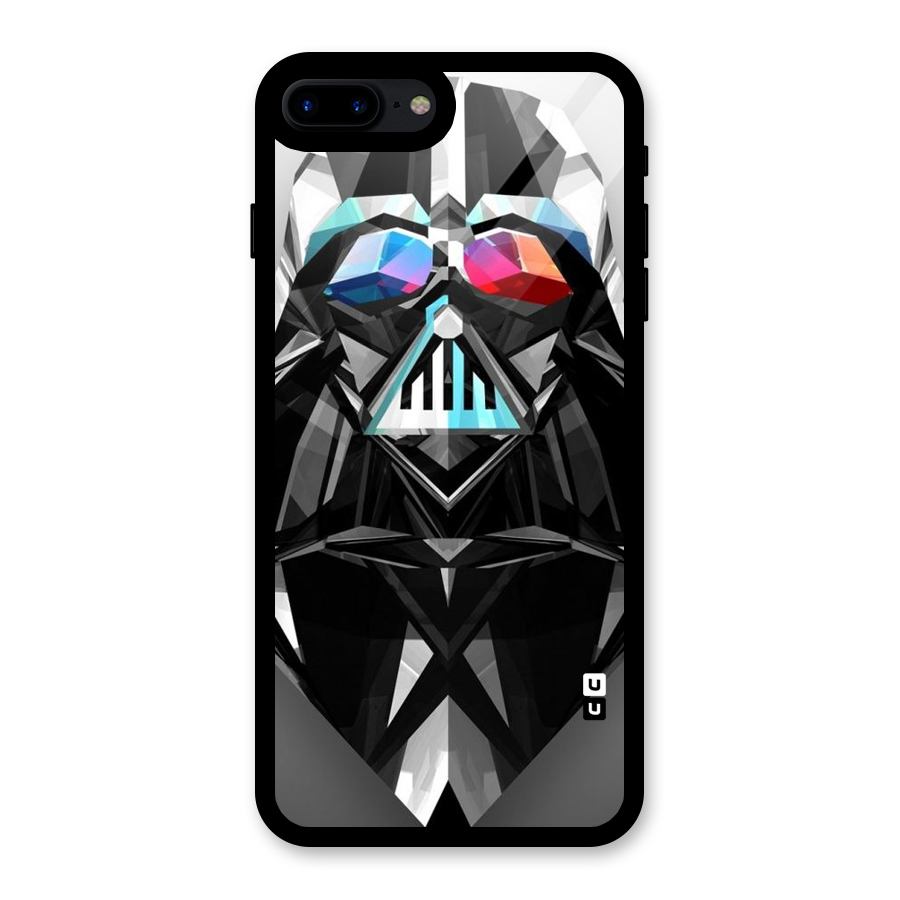 Crystal Robot Glass Back Case for iPhone 8 Plus