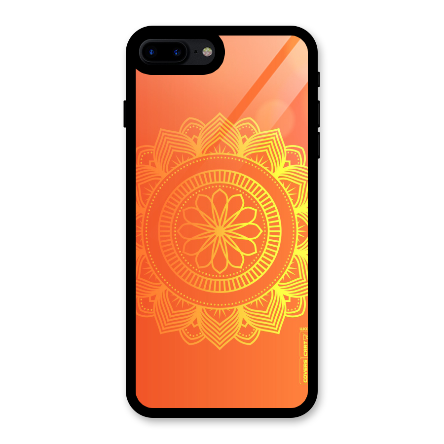 Diwali Rangoli Glass Back Case for iPhone 8 Plus