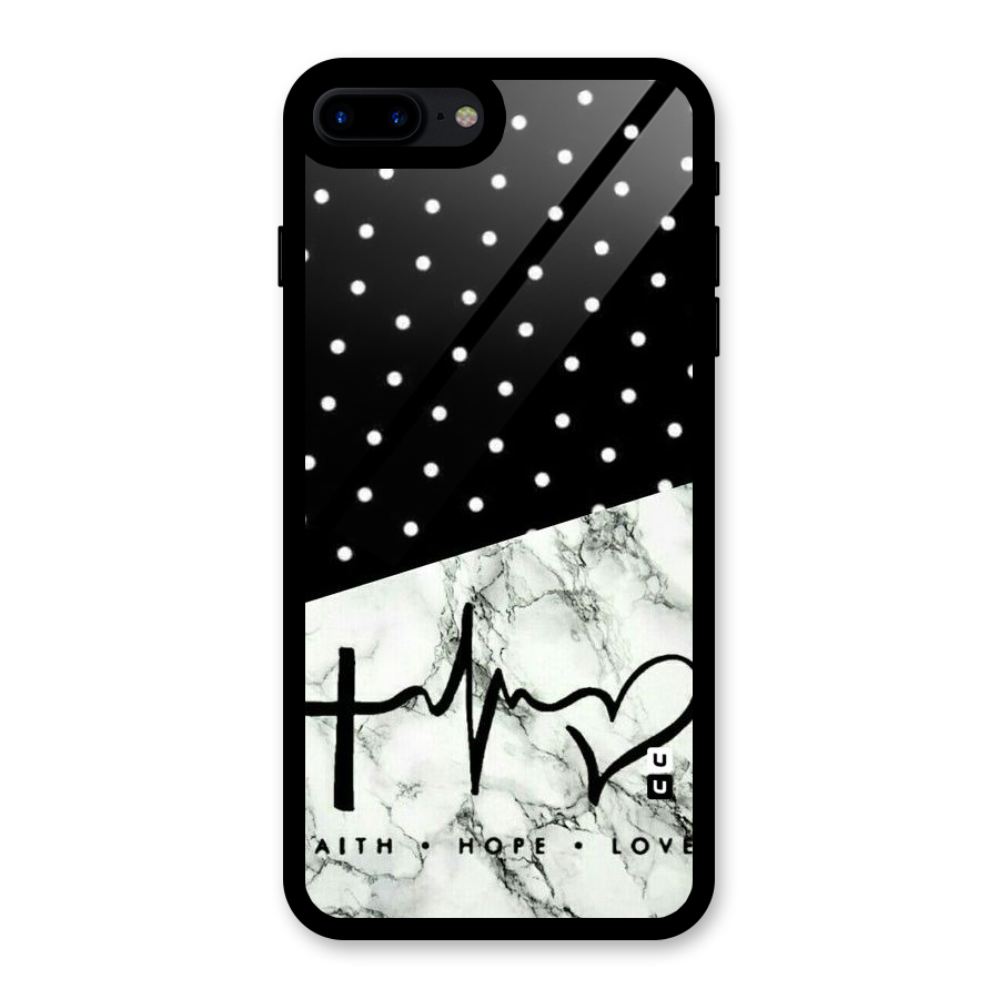 Faith Love Glass Back Case for iPhone 8 Plus