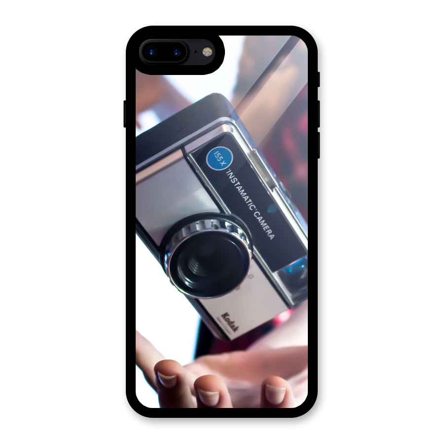 Floating Camera Glass Back Case for iPhone 8 Plus