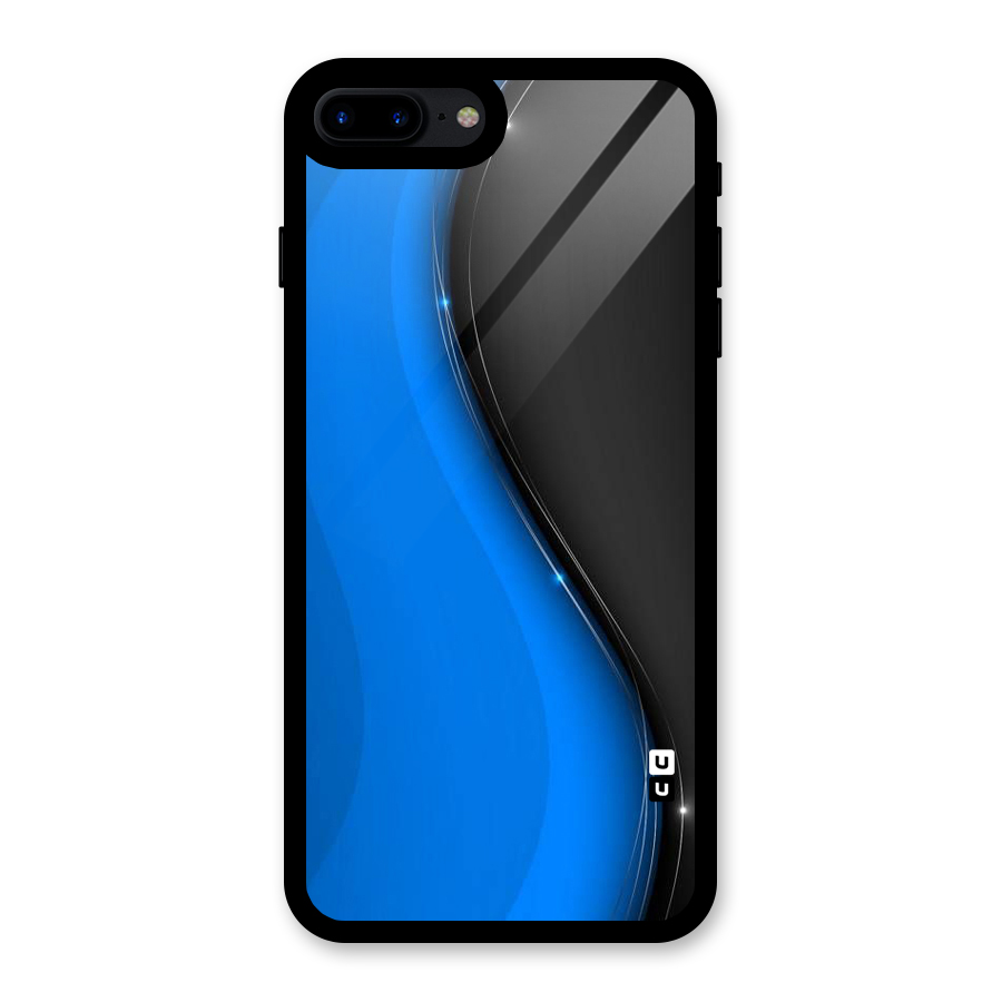 Flowing Colors Glass Back Case for iPhone 8 Plus