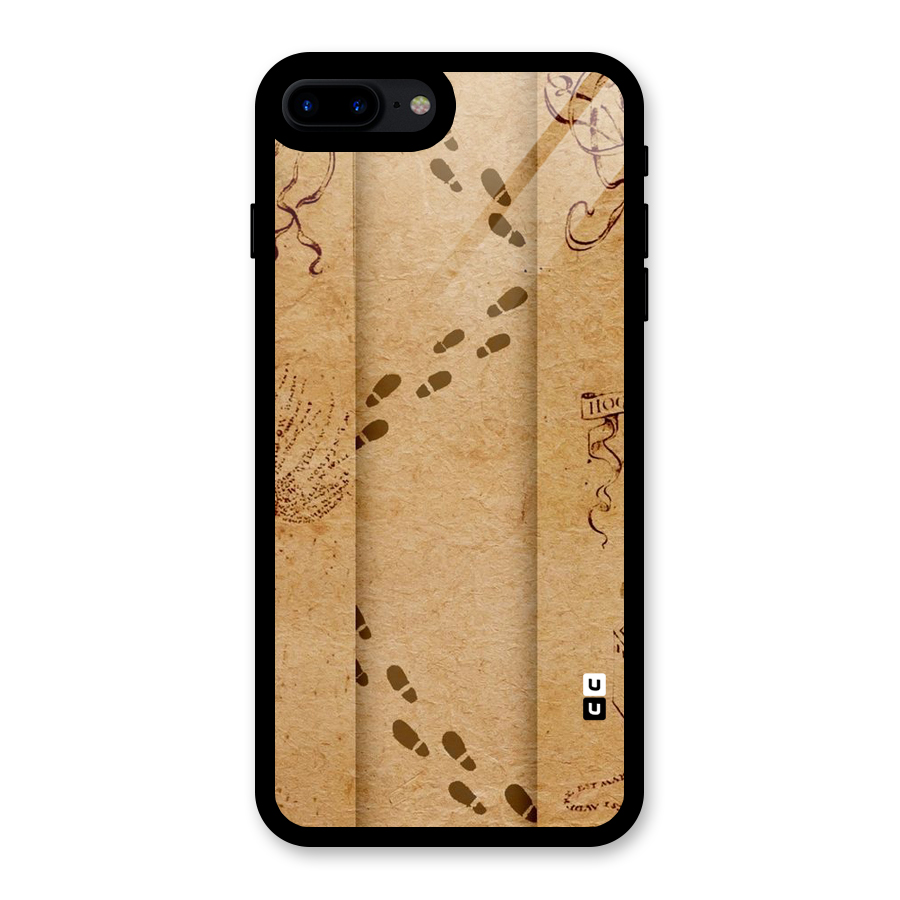 Footsteps Glass Back Case for iPhone 8 Plus