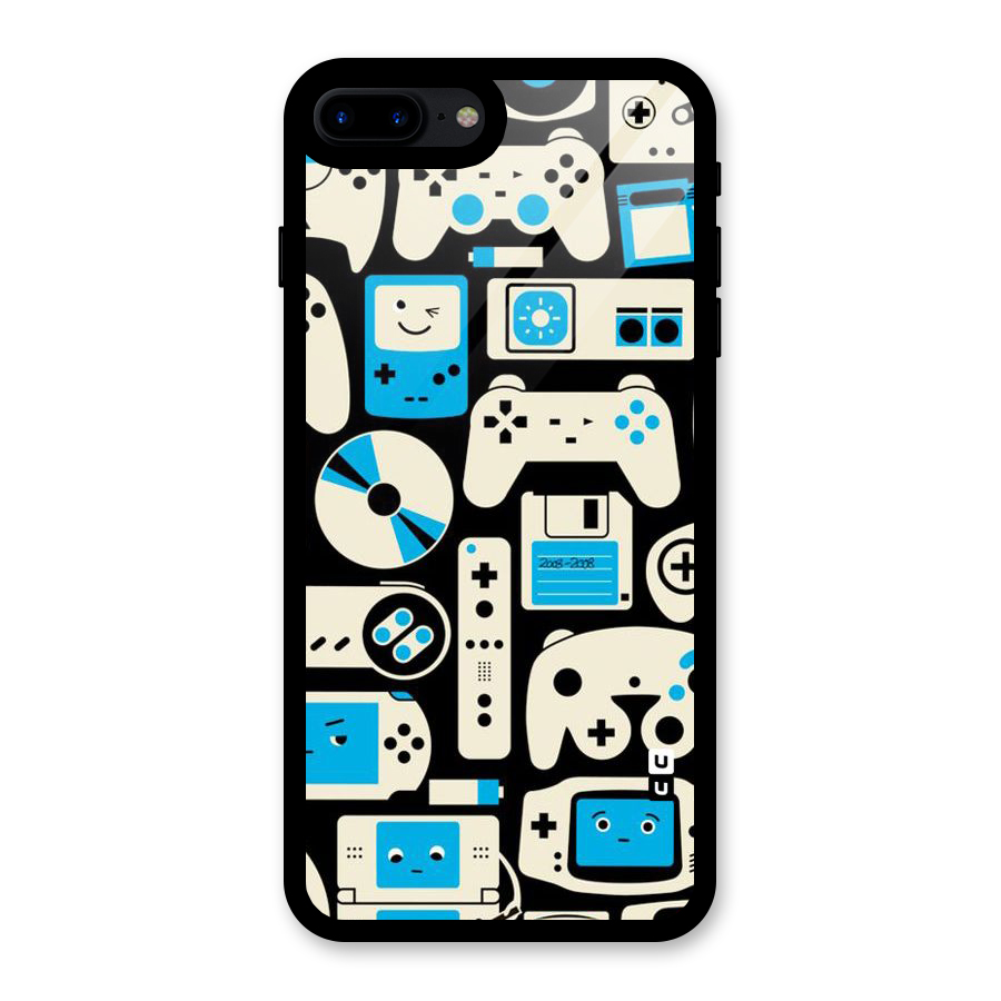 Gamers Glass Back Case for iPhone 8 Plus