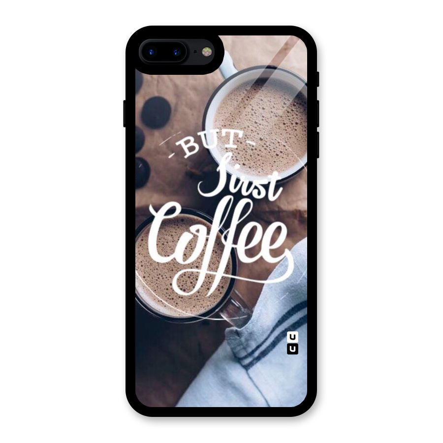 Just Coffee Glass Back Case for iPhone 8 Plus