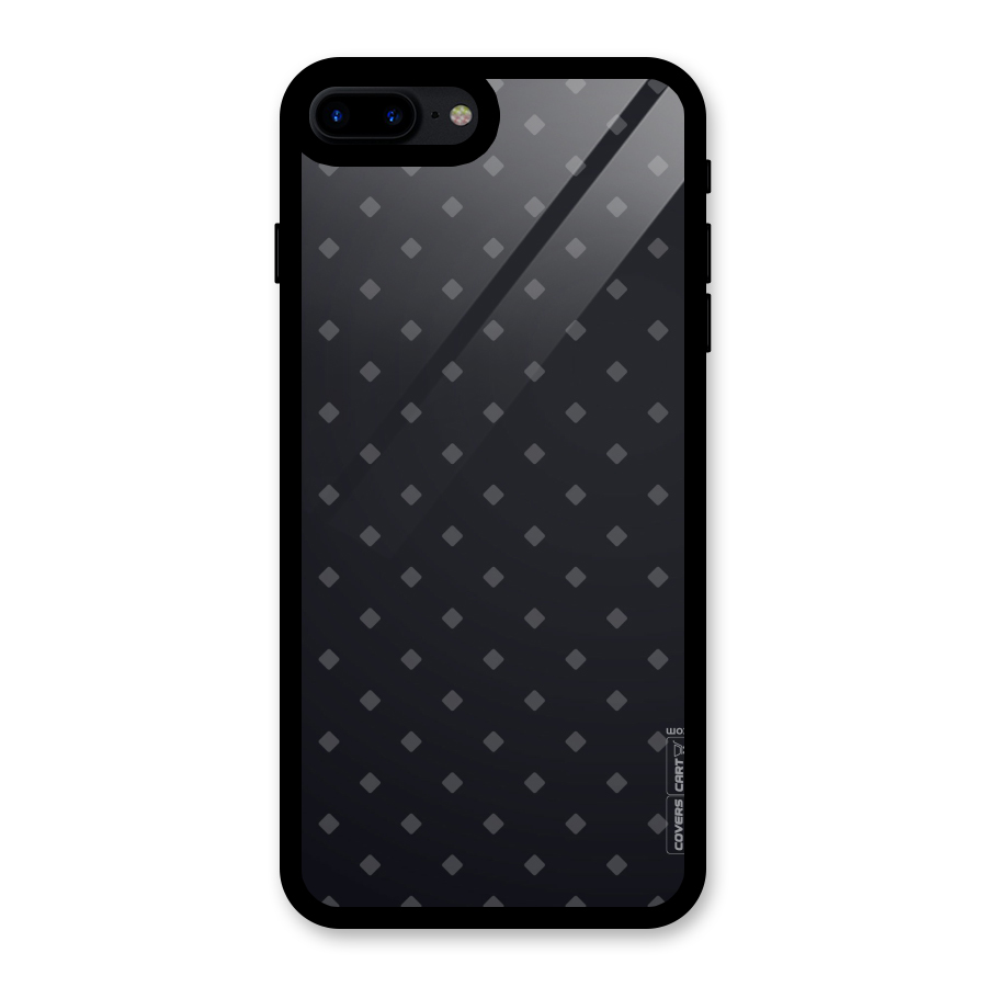 Lavish Diamond Pattern Glass Back Case for iPhone 8 Plus