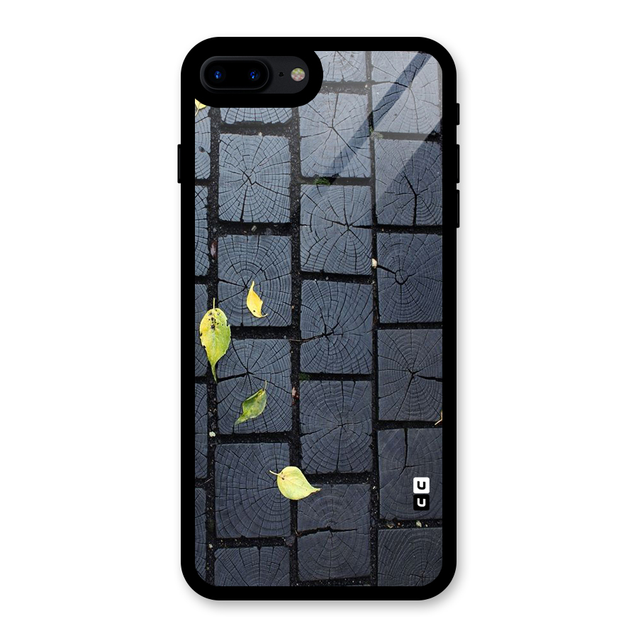 Leaf On Floor Glass Back Case for iPhone 8 Plus