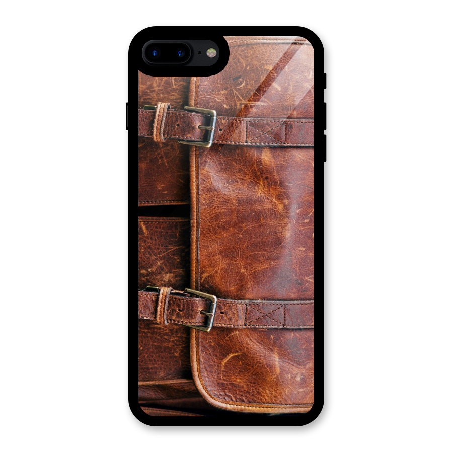 Bag Design (Printed) Glass Back Case for iPhone 8 Plus