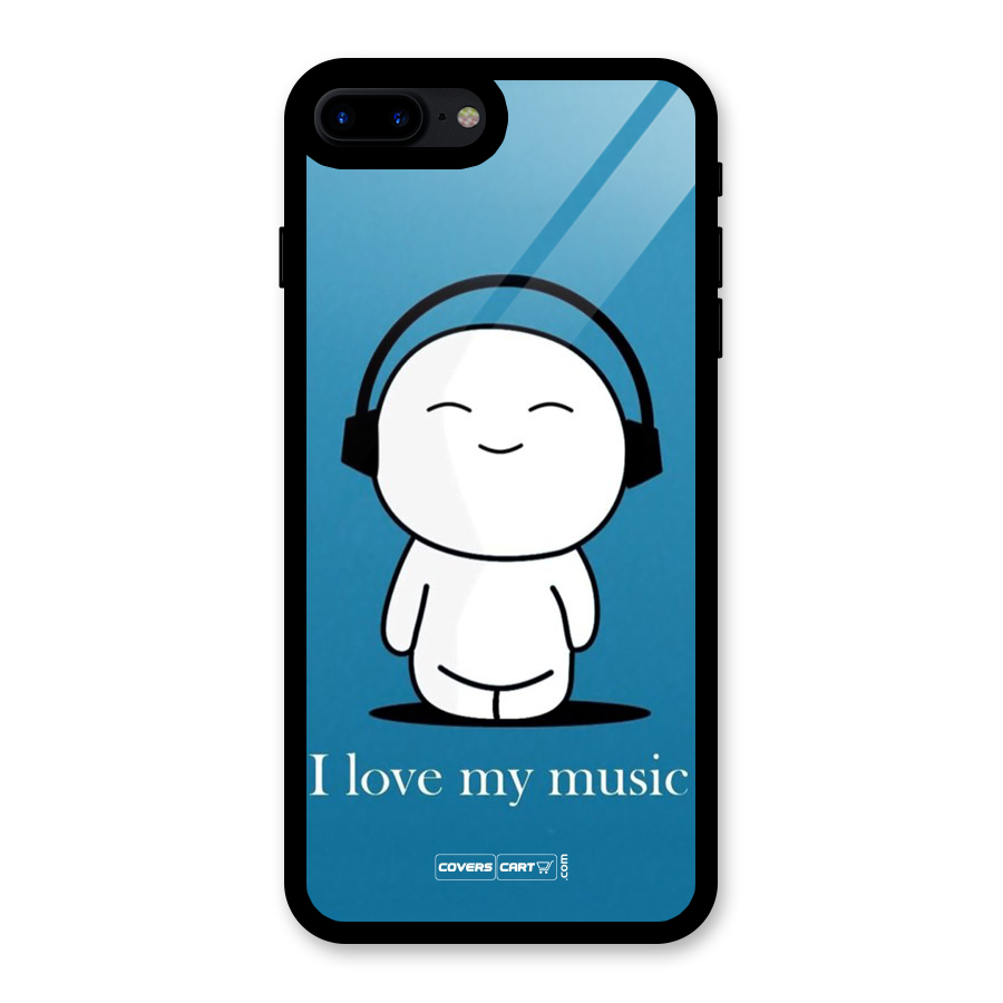 Love for Music Glass Back Case for iPhone 8 Plus