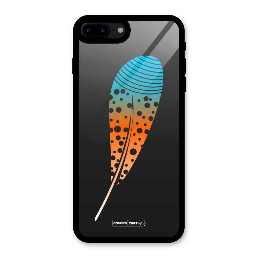 Magical Feather Glass Back Case for iPhone 8 Plus