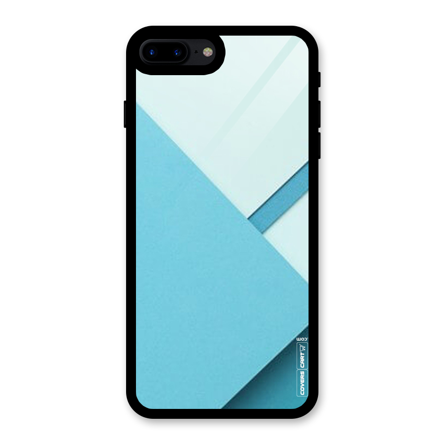 Material Design Glass Back Case for iPhone 8 Plus