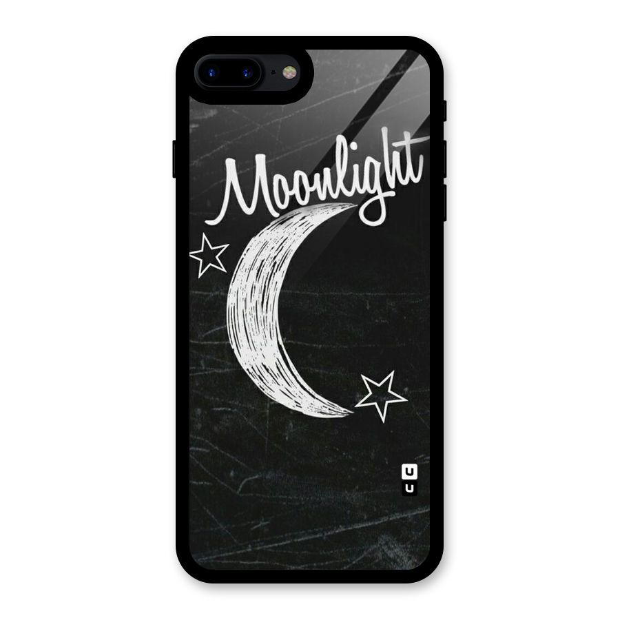Moon Light Glass Back Case for iPhone 8 Plus