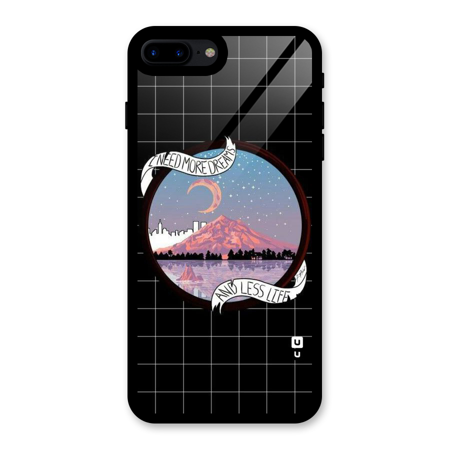 More Dreams Glass Back Case for iPhone 8 Plus