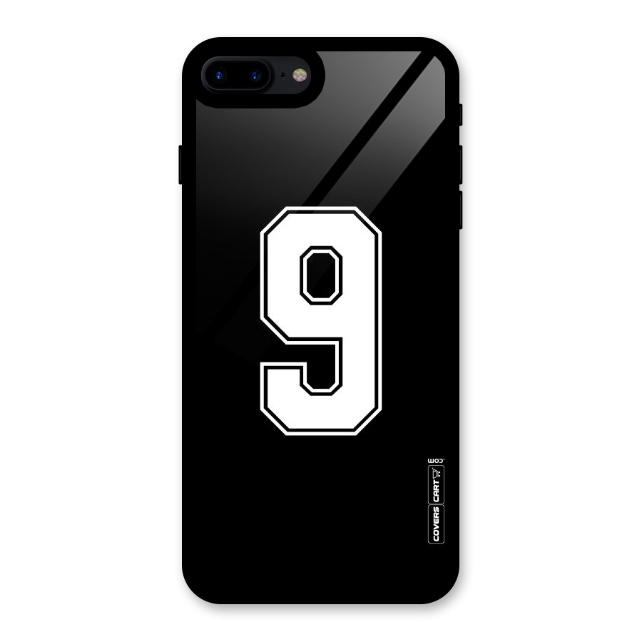 Number 9 Glass Back Case for iPhone 8 Plus