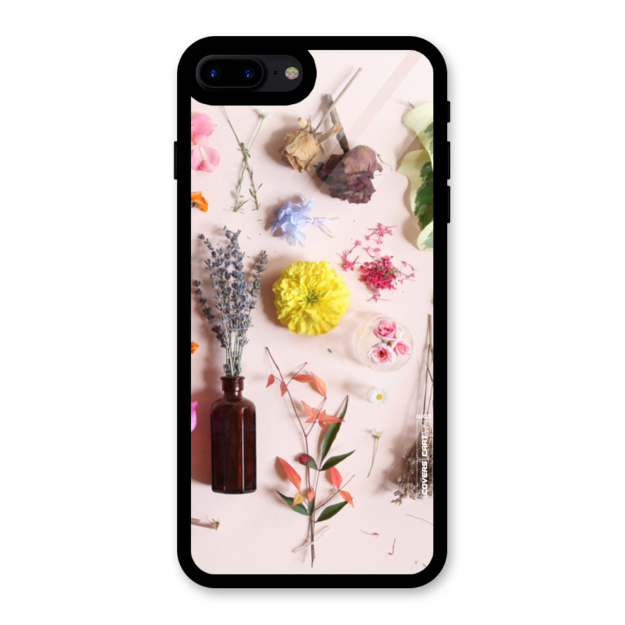 Old Petals Glass Back Case for iPhone 8 Plus