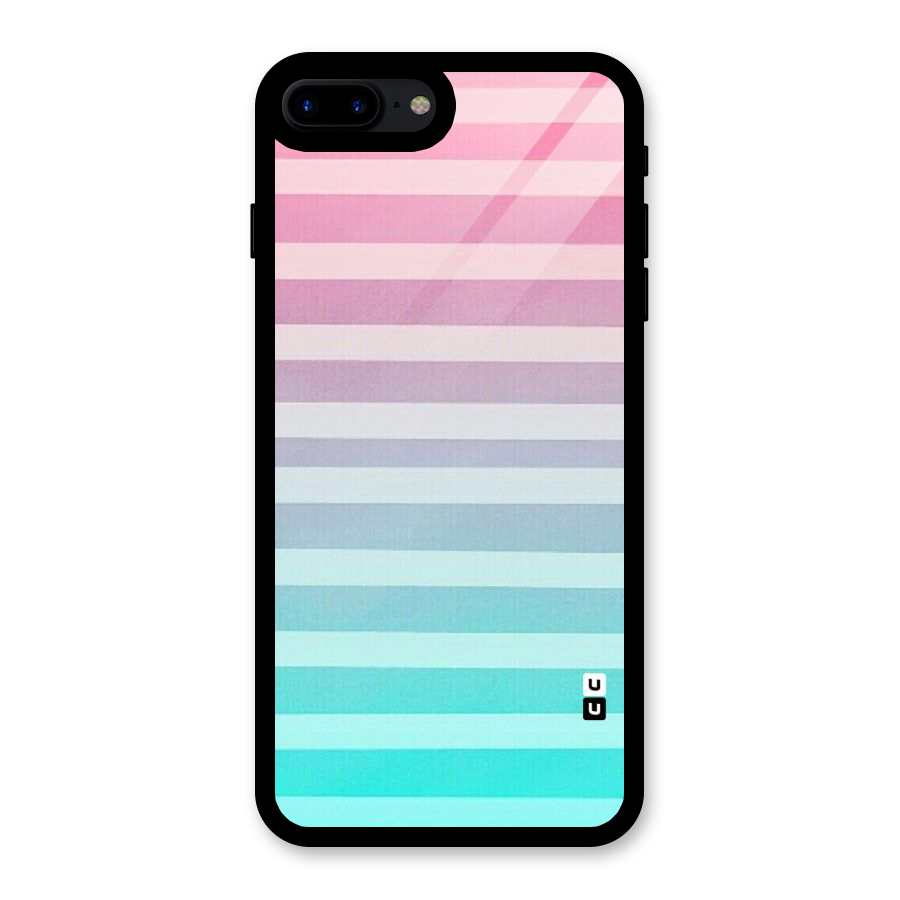 Pastel Ombre Glass Back Case for iPhone 8 Plus