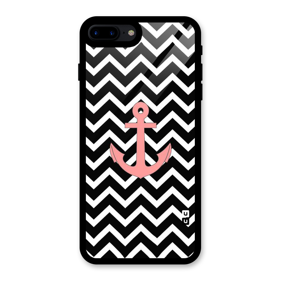 Pink Sailor Glass Back Case for iPhone 8 Plus