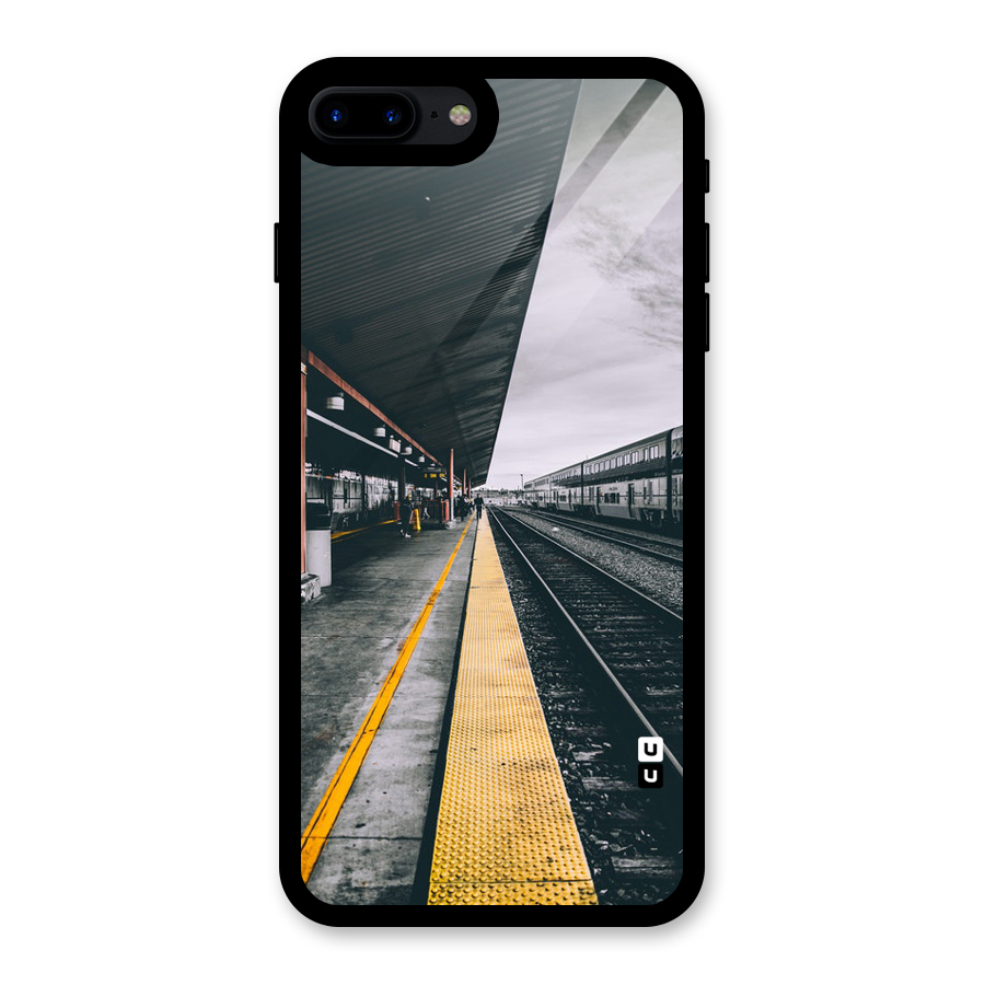 Railway Track Glass Back Case for iPhone 8 Plus