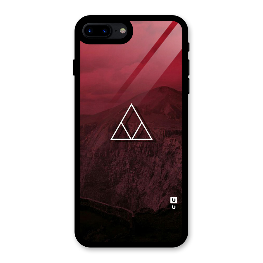 Red Hills Glass Back Case for iPhone 8 Plus