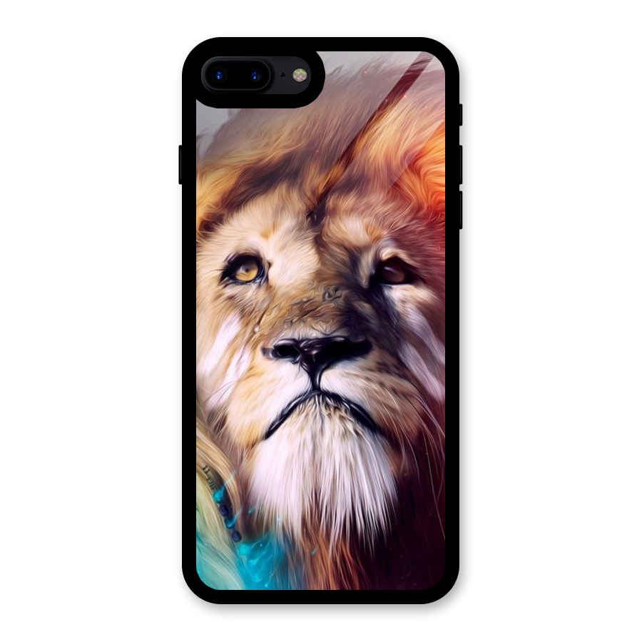 Royal Lion Glass Back Case for iPhone 8 Plus