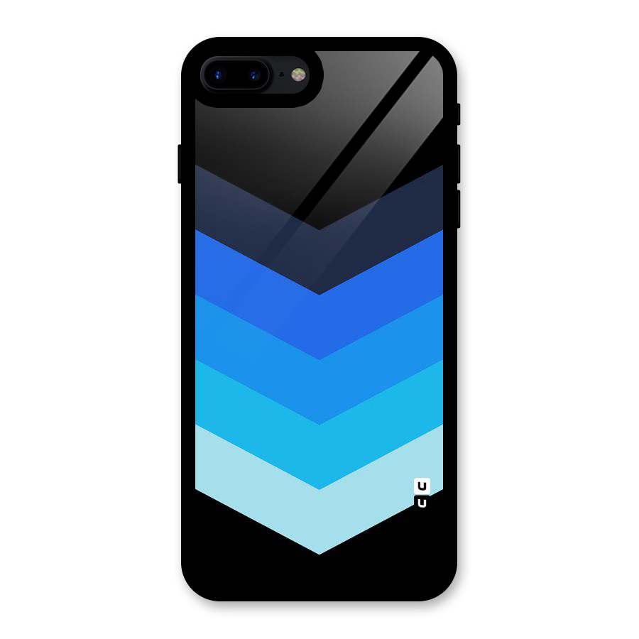 Shades Colors Glass Back Case for iPhone 8 Plus