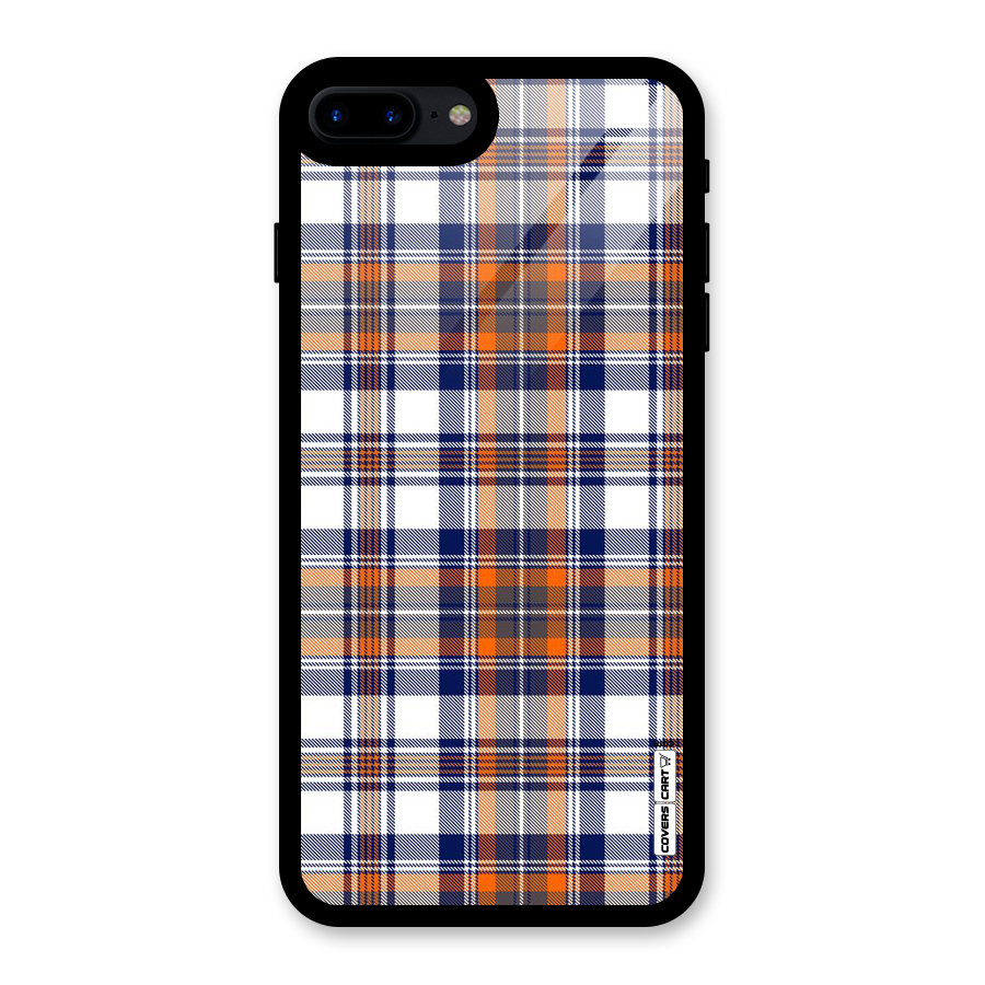 Shades Of Check Glass Back Case for iPhone 8 Plus