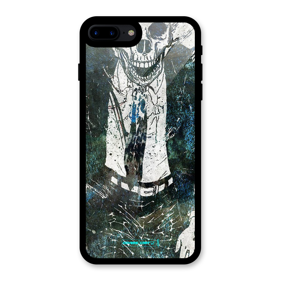Skeleton in a Suit Glass Back Case for iPhone 8 Plus