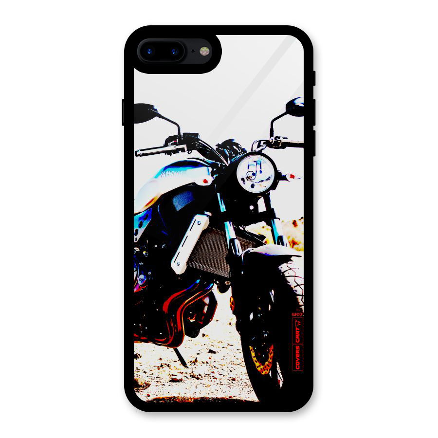 Stylish Ride Extreme Glass Back Case for iPhone 8 Plus