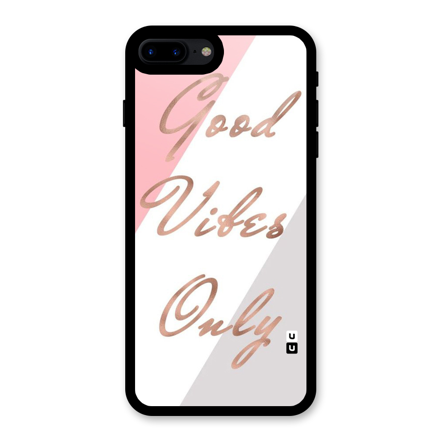 Vibes Classic Stripes Glass Back Case for iPhone 8 Plus