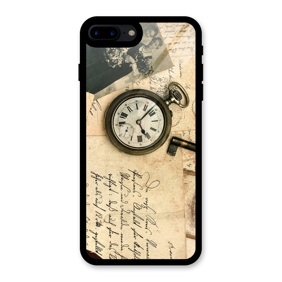 Vintage Post Cards Glass Back Case for iPhone 8 Plus